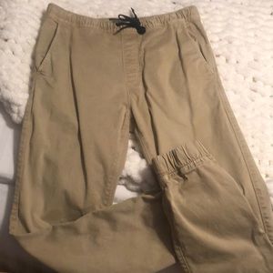 AE Khaki Joggers